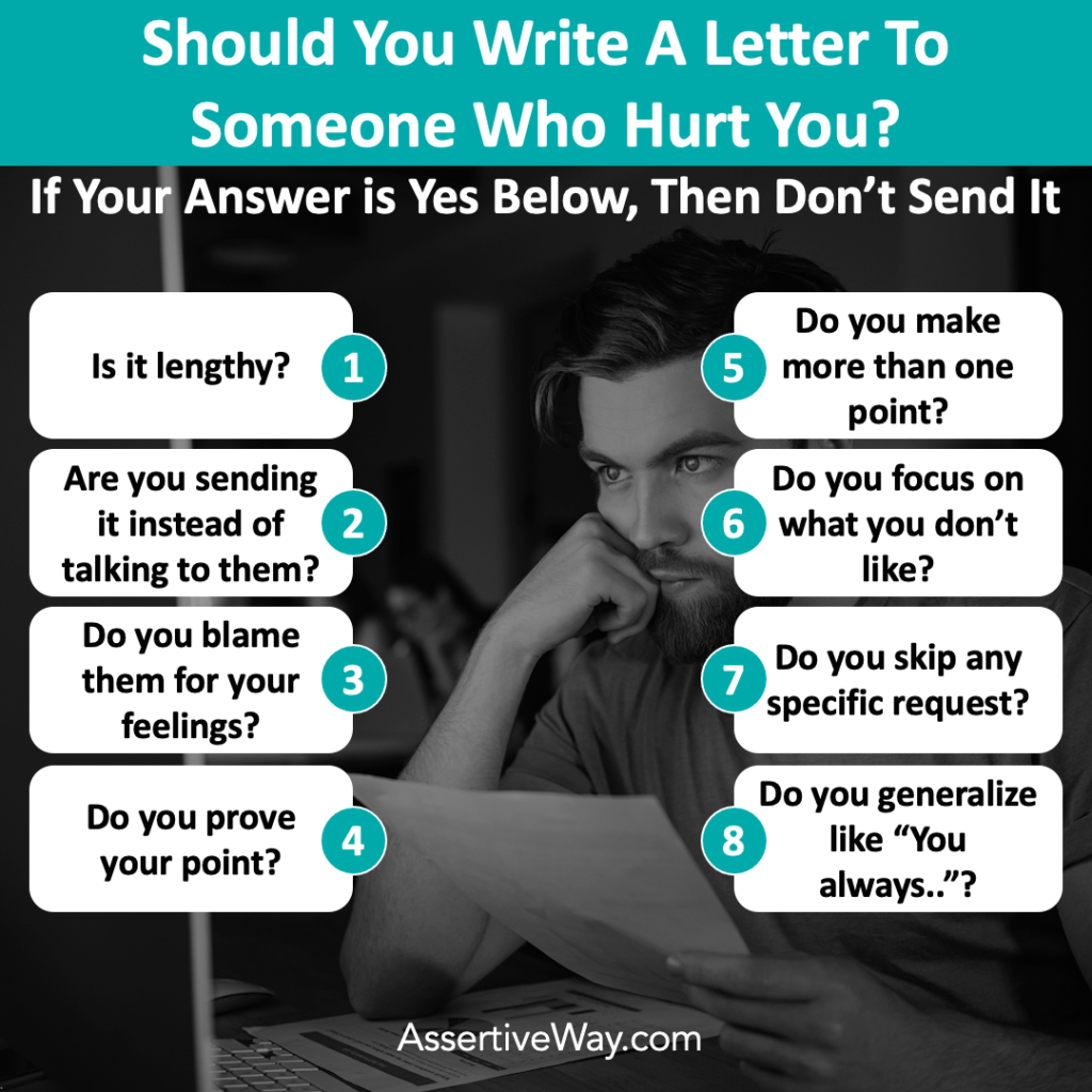 Should You Write A Letter To Someone Who Hurt You?